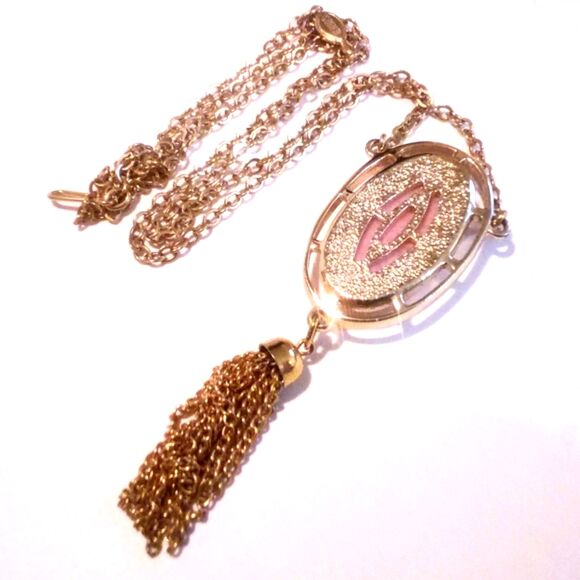 Vintage Sarah Coventry "Pink Lady" Necklace 1973 - Picture 4 of 4